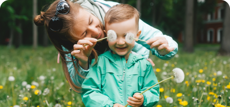 Image mère avec enfant